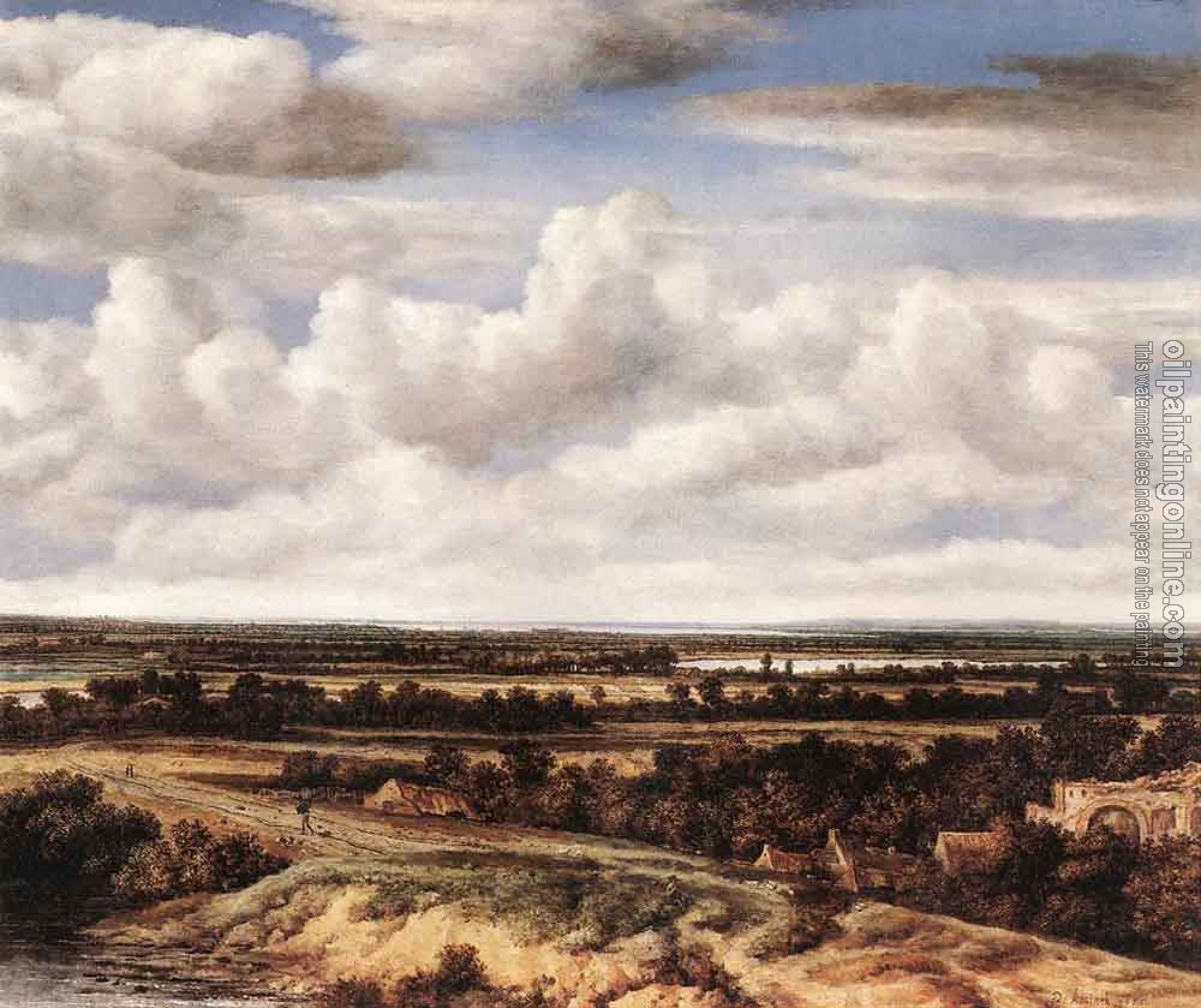 Philips Koninck - An Extensive Landscape With A Road By A Ruin